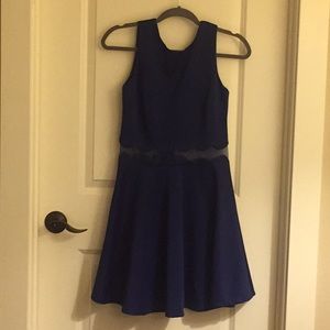 Simple yet elegant navy blue dress